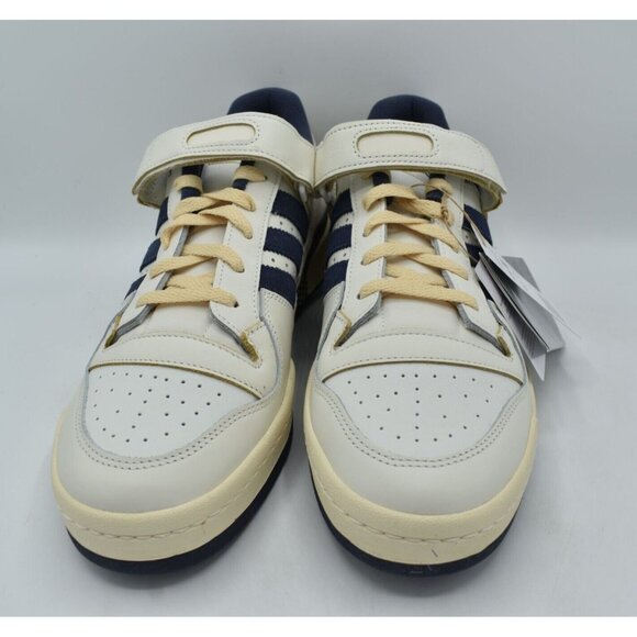 Adidas Mens Size 13 Forum 84‎ Low Off White Navy Blue Court Shoes Sneakers main image 7